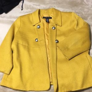 New York & Company yellow jacket